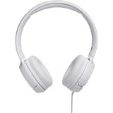 Casque filaire JBL Tune 500 - Son Pure Bass - Conception légere et et pliable - Blanc