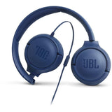 Casque filaire JBL Tune 500 - Son Pure Bass - Conception légere et et pliable - Bleu