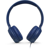 Casque filaire JBL Tune 500 - Son Pure Bass - Conception légere et et pliable - Bleu