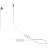 Ecouteurs boutons sans fil JBL TUNE 215BT - Bluetooth 5.0 - Pure Bass - Cable anti noeuds - 16h d'autonomie - Blanc