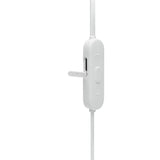 Ecouteurs boutons sans fil JBL TUNE 215BT - Bluetooth 5.0 - Pure Bass - Cable anti noeuds - 16h d'autonomie - Blanc