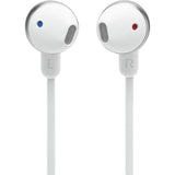 Ecouteurs boutons sans fil JBL TUNE 215BT - Bluetooth 5.0 - Pure Bass - Cable anti noeuds - 16h d'autonomie - Blanc