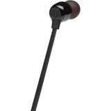 Ecouteurs sans fil JBL Tune 125BT - Intra-auriculaires - Son Pure Bass - Bluetooth 5.0 - 16h d'autonomie - Noir