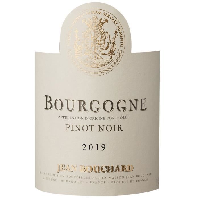 Jean Bouchard Pinot Noir - Vin rouge de Bourgogne