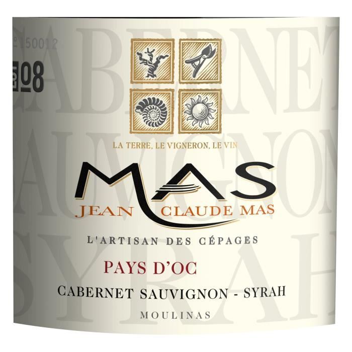 Jean Claude Mas L'Artisan des Cépages 2023 Pays d'Oc Cabernet Sauvignon Syrah - Vin de rouge Languedoc