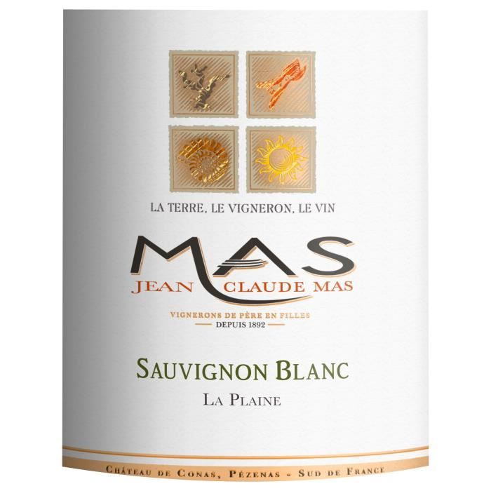 Jean Claude Mas Classique 2023 Sauvignon La Plaine - Vin blanc de Languedoc