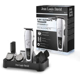 Tondeuse multiusage 6 en 1 - JEAN LOUIS DAVID - Ultimate Trimmer - Barbe, Contours, Précision, Nez/Oreilles, Cheveux & Corps