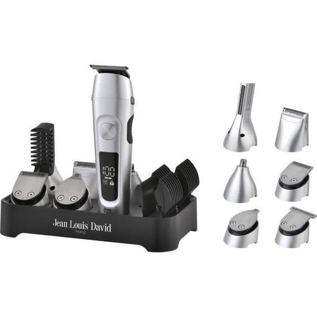 Tondeuse multiusage 6 en 1 - JEAN LOUIS DAVID - Ultimate Trimmer - Barbe, Contours, Précision, Nez/Oreilles, Cheveux & Corps