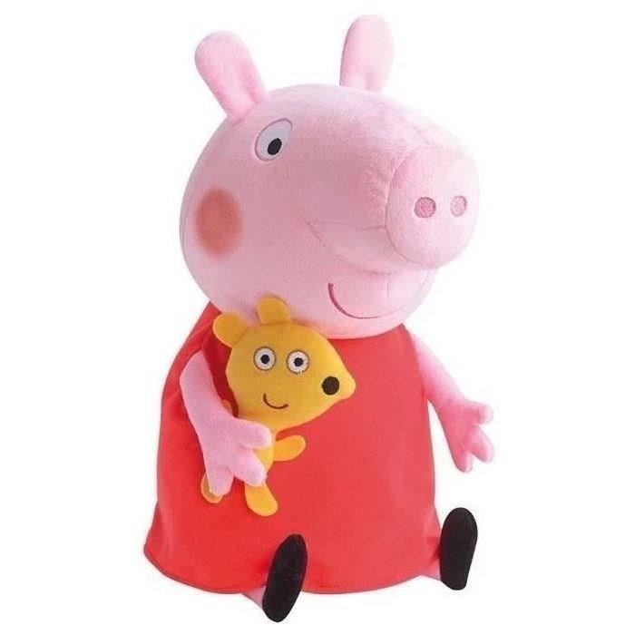 Peppa Pig Plush - Jemini - 37cm - Pink, red and yellow - For baby