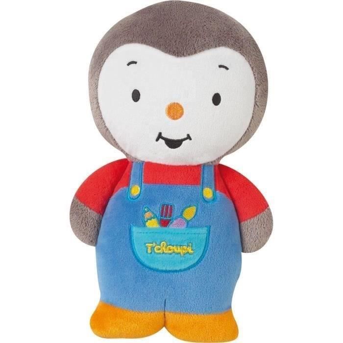 Plush - JEMINI - T'CHOUPI - 25cm - Mixed - Blue, red, yellow, white and gray