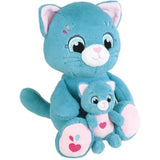 Peluche douce - JEMINI - TOONIES - Maman Chat intéractive et son bébé - +/- 26 cm - 6 fonctions