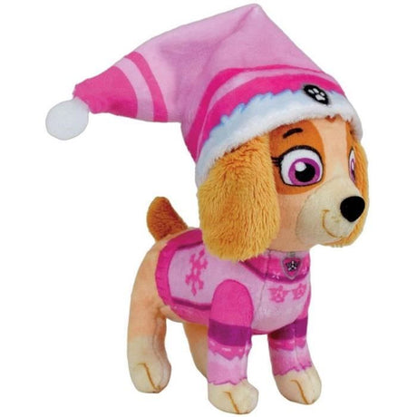 Coffret 4 peluches PAT'PATROUILLE, Chase, Marcus, Ruben et Stella, JEMINI, Taille 12 cm environ, des 3 ans