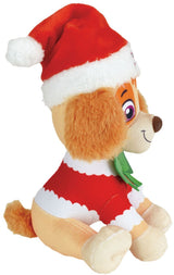 Lot de 3 peluches - Pat'Patrouille - Chase, Stella et Marcus - +/- 17 cm - Version Noël