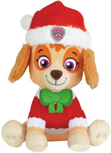 Lot de 3 peluches - Pat'Patrouille - Chase, Stella et Marcus - +/- 17 cm - Version Noël