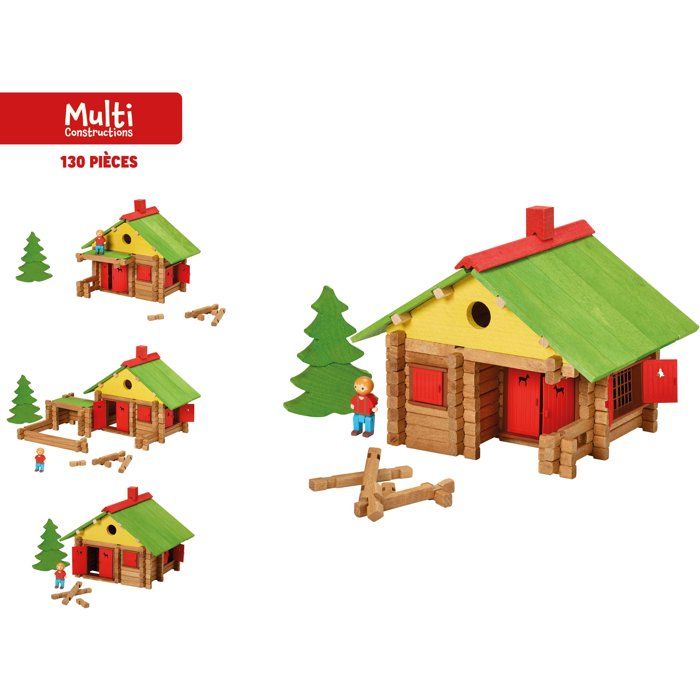 JEUJURA - Construction en bois - Mon chalet en bois - 130 pieces - Des 5 ans