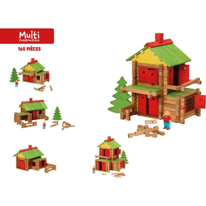 JEUJURA - Construction en bois - Mon chalet en bois - 165 pieces - Des 5 ans
