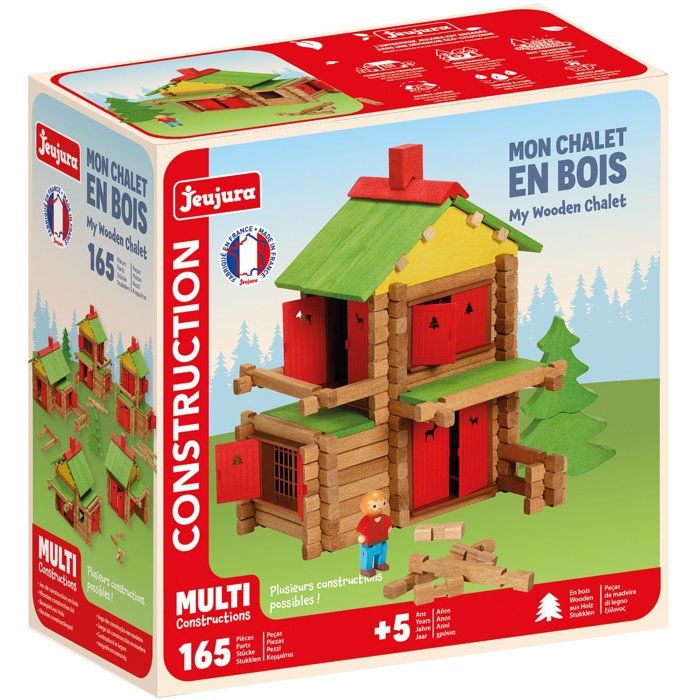 JEUJURA - Construction en bois - Mon chalet en bois - 165 pieces - Des 5 ans