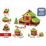 JEUJURA - Construction en bois - Mon chalet en bois - Maxi coffret - 330 pičces - Dčs 5 ans