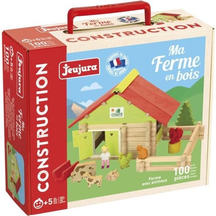 JEUJURA Farm with animals - 100 pieces