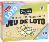 JEUJURA - Jeu De Loto - Coffret En Bois - Mixte - A partir de 3 ans - 48 cartes de loto en bois