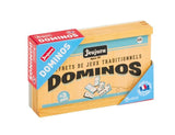 JEUJURA - Jeu de Dominos en Bois - Coffret en Bois - Garçon et Fille - A partir de 3 ans
