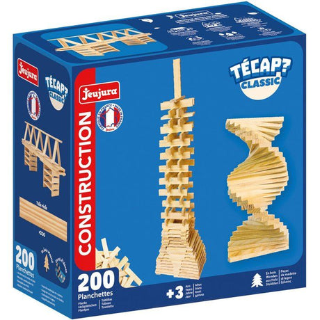 JEUJURA - Construction en bois - TECAP ? Classic - 200 pieces - Des 3 ans