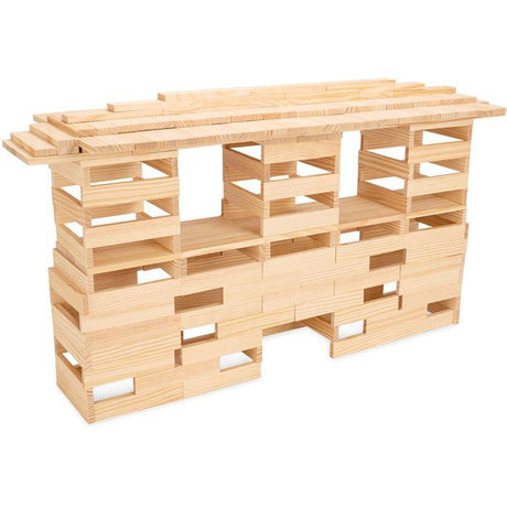 JEUJURA - Construction en bois - TECAP ? Classic - 300 pieces - Des 3 ans