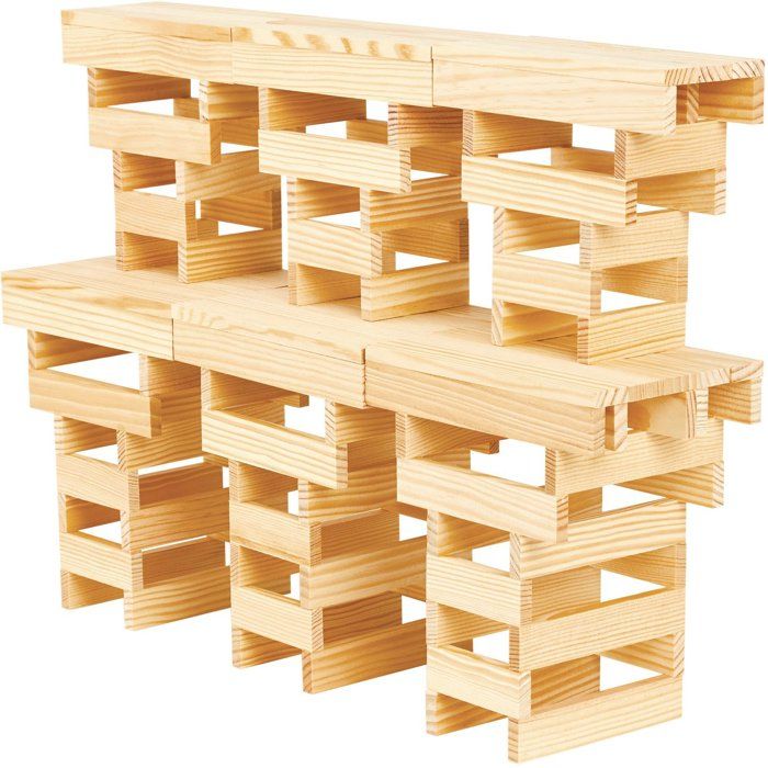 JEUJURA - Construction en bois - TECAP ? 3XL - 200 pieces - Des 3 ans