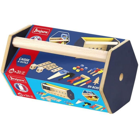 Caisse a outils en bois - JEUJURA - Transportable