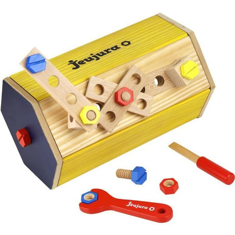Caisse a outils en bois - JEUJURA - Transportable