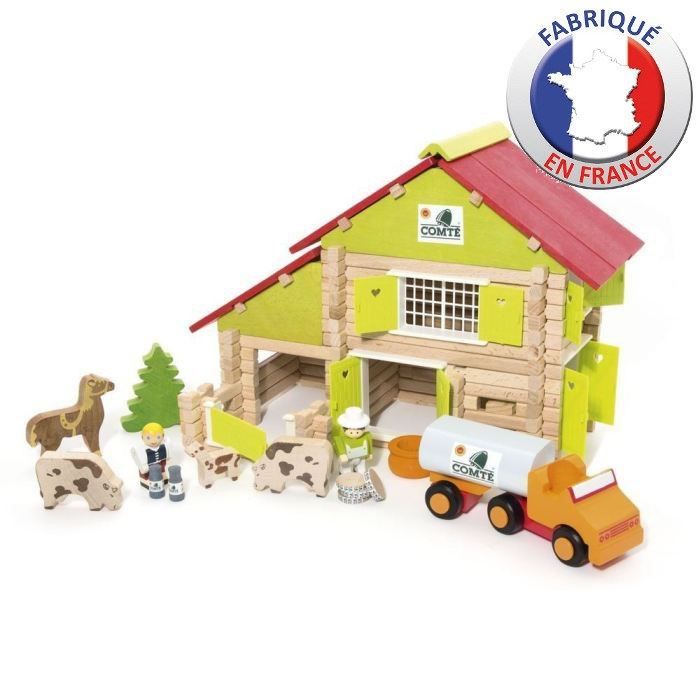 JEUJURA - Wooden construction - My wooden farm - 180 pcs