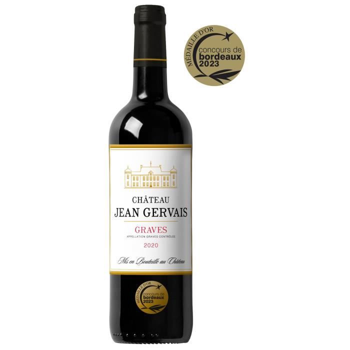 Château Jean Gervais 2020 Graves - Vin rouge de Bordeaux