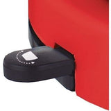 Robot pétrin - JOCCA - Bol en acier inoxydable 3,5 L - 5 vitesses - Rouge et gris