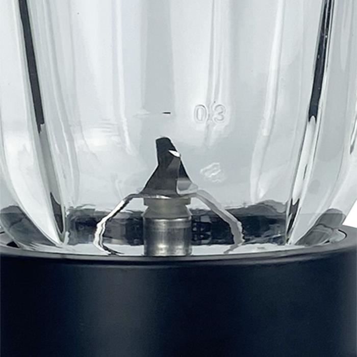 Mixeur - JOCCA - 1000 W - Bol en verre 1,5 L - 2 vitesses - Fonction Turbo