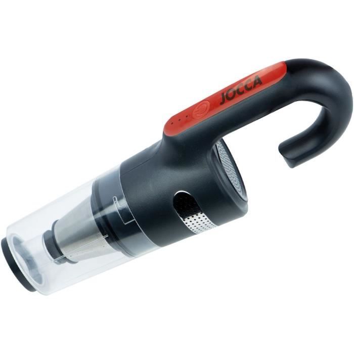 Aspirateur auto rechargeable - JOCCA - Sans fil - 7500 Pa - 18 min - 0,5 L - Noir / Rouge