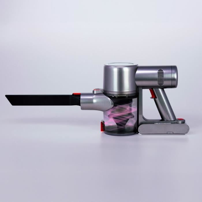 Aspirateur Balai sans fil écran tactile - JOCCA - 8000 Pa - 55 minutes - 0,7 L - Gris