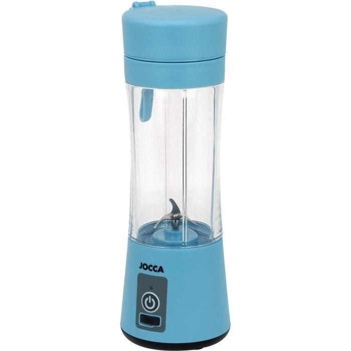 Blender portable - JOCCA - SWEET - 380 ml - 2000 mAh - Avec câble USB - Bleu