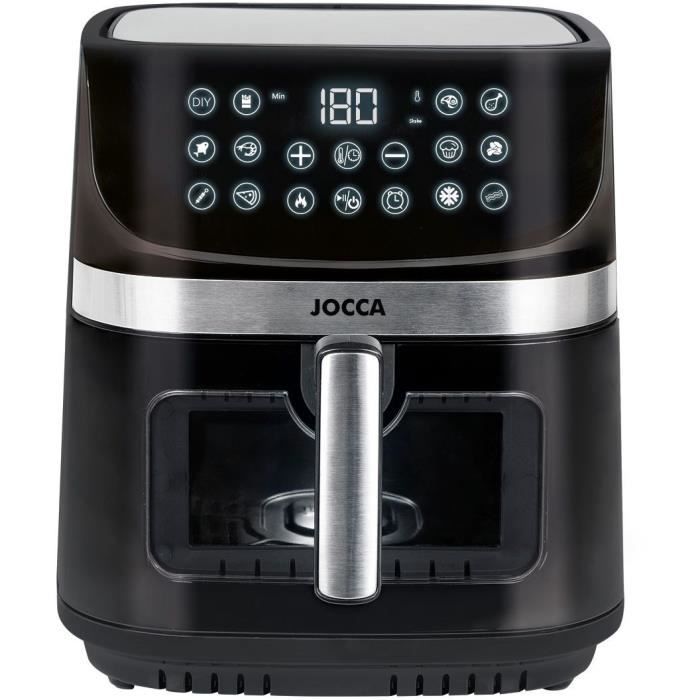 Friteuse a air - JOCCA - 2352 - 9L - 2 Résistances Chauffant - 30,5x38,5x35 cm
