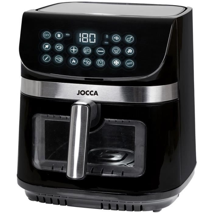 Friteuse a air - JOCCA - 2352 - 9L - 2 Résistances Chauffant - 30,5x38,5x35 cm