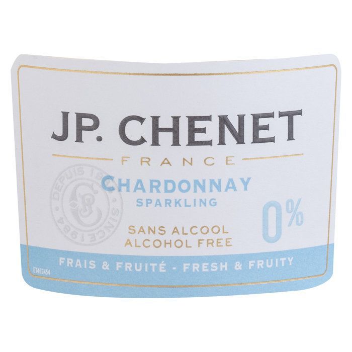 Jp Chenet Sparkling Chardonnay - Bulles sans alcool