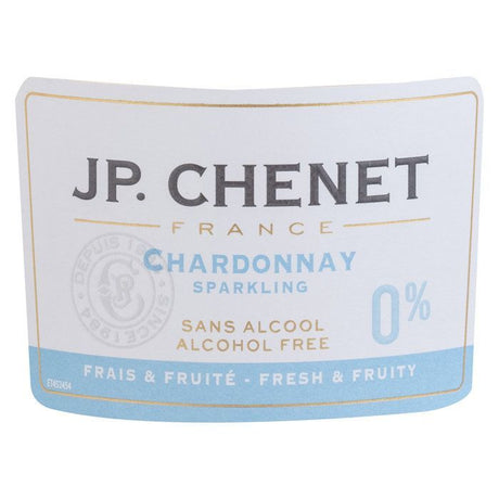 Jp Chenet Sparkling Chardonnay - Bulles sans alcool