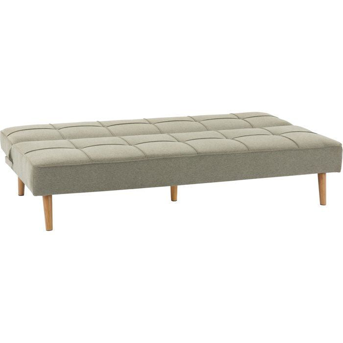 Canapé convertible - 4 places - JULIE - Tissu Olive - 180 x 72 x 72 cm