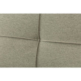 Canapé convertible - 4 places - JULIE - Tissu Olive - 180 x 72 x 72 cm