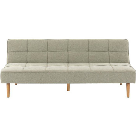 Canapé convertible - 4 places - JULIE - Tissu Olive - 180 x 72 x 72 cm
