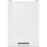 JUNONA Meuble haut 40 cm - 1 Porte - Blanc brillant