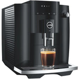 Machine a café Expresso broyeur - JURA - E4 Piano - 1450 W - 280 g - 1,9 L - 5 spécialités - Noir brillant