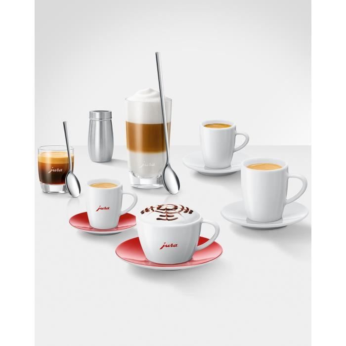 Set de 6 cuilleres a latte JURA Macchiato - Acier inoxydable