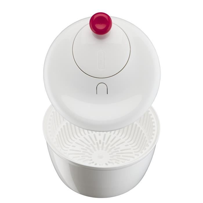 MOULINEX Essoreuse a salade Classic, CapacitÈ 5 L, Bouton d'arret, Compatible lave-vaisselle, FabriquÈ en France K1010114
