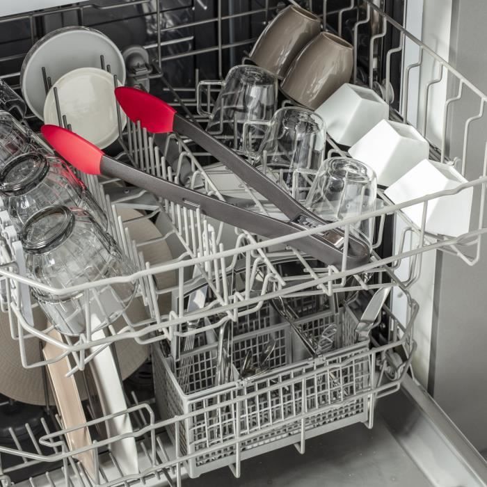 TEFAL INGENIO Pince a aliments, QualitÈ Premium, RÈsiste a la chaleur jusqu'a 250∞ C, Systeme de verouillage, Sans BPA, Compatible l