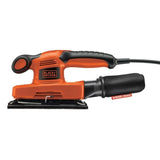 Ponceuse vibrante filaire - BLACK+DECKER - KA320EKA-QS - 240W - 5 abrasifs + coffret